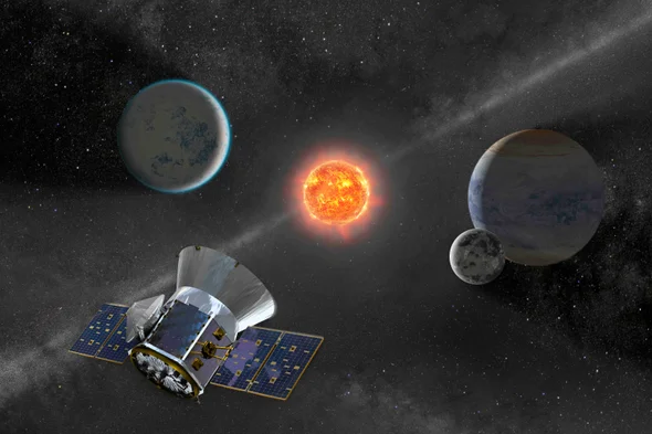 Exoplanet Hunters: A Spaceship Looking for Outsider Universes